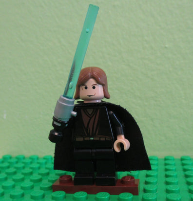 LEGO Minifigure -- Anakin Skywalker with Light-up Lightsaber-Star Wars / Star Wars Episode 3 -- SW0121 -- Creative Brick Builders